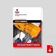 Broschüre Elektrokettenzug ER2